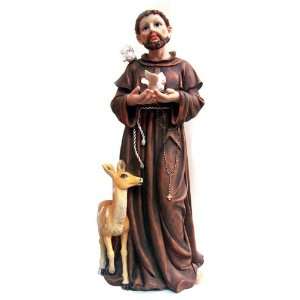  Luciana Collection   Statue   Saint Francis   Poly Resin 