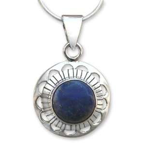  Lapis lazuli necklace, Blue Moon Halo 16.5 L Jewelry