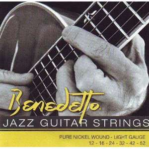  Benedetto Jazz Guitar Light, .012   .052, JG L Everything 