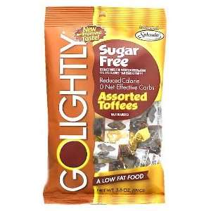 Go Lightly Toffees   Sugar Free   Assorted, 3.5 oz, 12 count