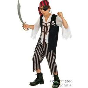  Kids Captain Skully Pirate Costume (SizeMD 8 10) Toys 