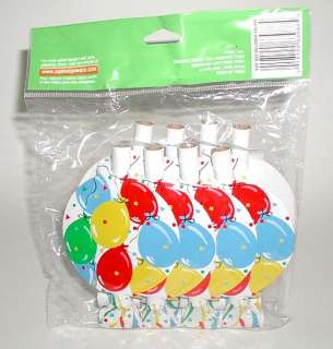 Pack Of 8) Balloon Party Favor Blowouts