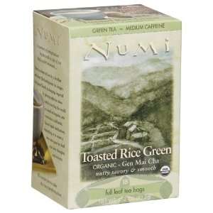  Numi Tea   Genmai Cha Toasted Rice, 16 tea bags Health 