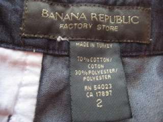 Banana Republic Shorts Size 2 Factory Store Blue Waist 29  