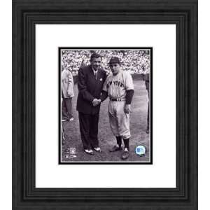  Framed Ruth/Berra New York Yankees Photograph