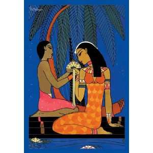  Egypt   The Lotus No TITLE 12x18 Giclee on canvas