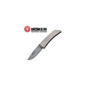  Boker Titanium Ceramic Lockback Folding Knife Sports 