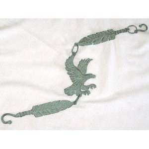  Iron Art Cast Garden/Patio Hanger 29  Eagle Feather 