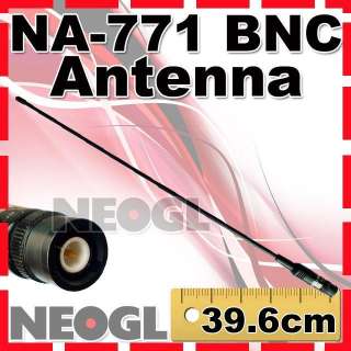   771 BNC dual band antenna Icom IC W32A TK 208 TK 308 IC T7H ICV8 radio