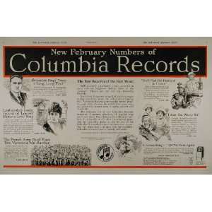   Columbia Records French Army Band   Original Print Ad