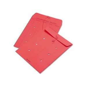  Colored Paper String & Button Interoffice Envelope, 10 x 