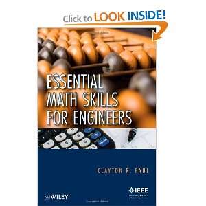  Essential Math Skills for Engineers [Paperback] Clayton R 