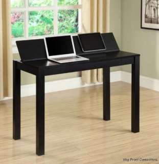 NEW Black Parsons Tilt Desk Laptop Writing Home Office Computer Desk 