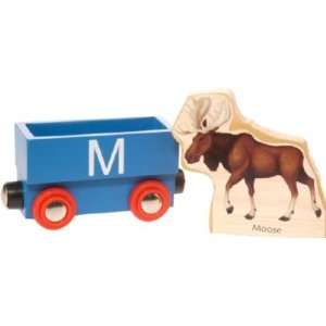  Wooden Alphabet Train  M (Moose) Toys & Games