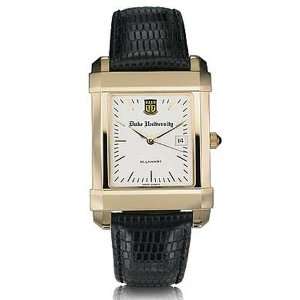  Duke University Mens Swiss Watch   Gold Quad Watch with 