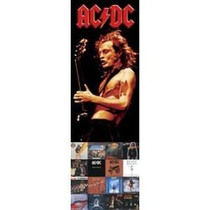  AC/DC Album Covers Classic Rock Music Poster 12 x 36 
