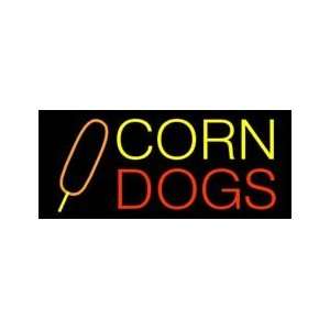  Corn Dogs Neon Sign 13 x 30