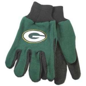  Green Bay Packers Two Tone Gloves (Quantity of 2) Sports 