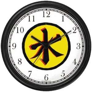   Wall Clock by WatchBuddy Timepieces (Black Frame)