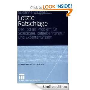 Letzte Ratschläge (German Edition) Susanne Brüggen  