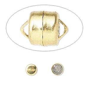 GOLD Plated MAGNETIC CLASPS~5x6mm Barrel+Loop STRONG  