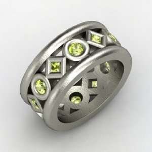  Tigranes The Great Ring, Sterling Silver Ring with Peridot 