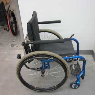 TiLite 17X17 Aero Z Aluminum Wheelchair SN 45247  