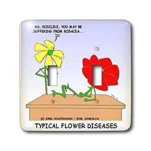 Londons Times Funny Music Cartoons   Flower Disease  Rosacea    Light 