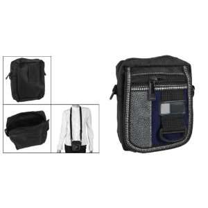   Compartments Blue Black Shoulder Waist Bag for Camera