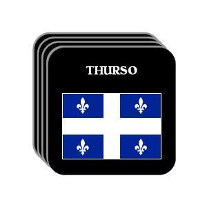  Quebec   THURSO Set of 4 Mini Mousepad Coasters 
