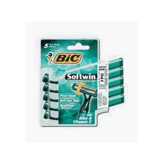  Bic Softwin Disposable Shaver, Sensitve   5 Each, 12 Pack 
