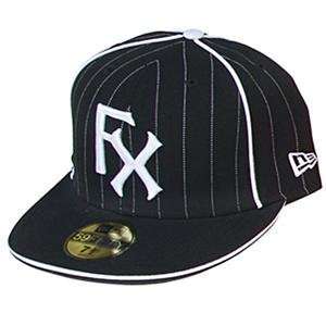  Factory Effex Baller New Era Hat   7 5/8 /Striped Black 