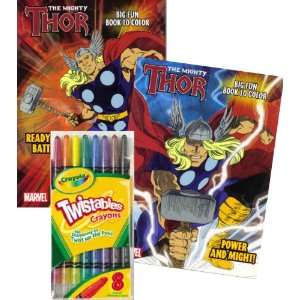  Marvel Comics THOR® Coloring Book Set with Crayola 