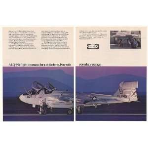  1982 Navy EA 6B Prowler Aircraft Raytheon ALQ 99 2 Page 