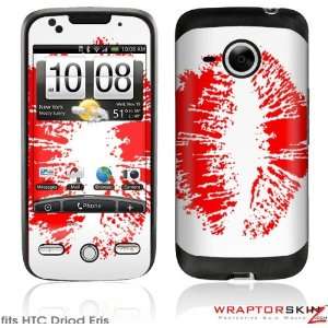 HTC Droid Eris Skin   Big Kiss Red on White by 