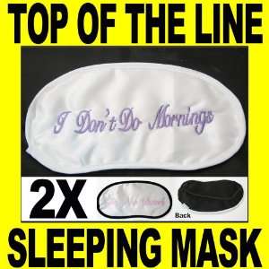 Sleep Eye Mask Satin Travel Shade Blindfold Soft Phrase Cover Shade 