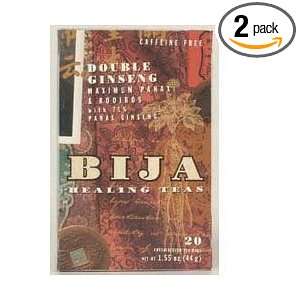  Bija Double Ginseng 20 Teabags (Pack of 2) Health 