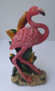 Hand Painted Resin FLAMINGO A FIGURINE Highly Detailed  