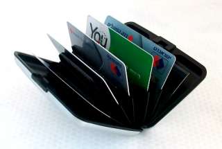 Credit Card Holder Mens Women Aluminum Case Silver Wallet NWT  