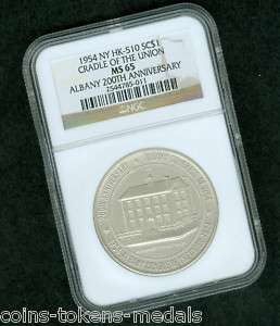 HK 510 SCD SILVER, CRADLE OF THE UNION NY NGC 65  