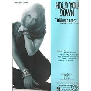    Sheet Music Hold You Down Jennifer Lopez 67 