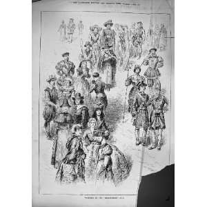 1884 Damaged Print Costumes Healtheries Theatre 