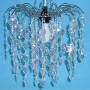   Clear CHANDELIER chandalier Lamp girl teen home decor