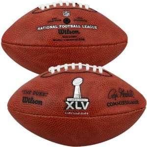  Wilson Super Bowl XLV Brown Micro Mini Authentic Football 
