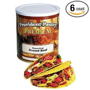 Provident Pantry® Freeze Dried Ground Beef, Cooked   Case of 6 #10 