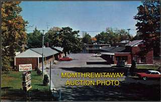   Fountain Lodge Motel Main St Bellefontaine Ohio OH Vintage Postcard