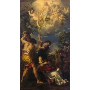   Cortona   24 x 42 inches   The Stoning of St Stephen
