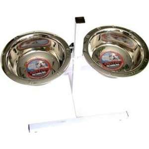 Stainless Steel Adjustable Double Diner 3 Quart (Catalog Category Dog 