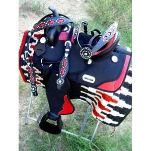  Red Cordura Hairon Saddle Sizes 13 to 18 Everything 