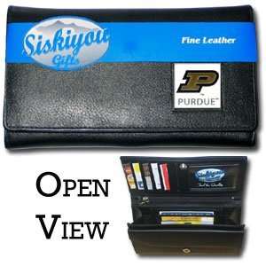  Purdue Boilermakers Genuine Leather Womens Female Clutch 